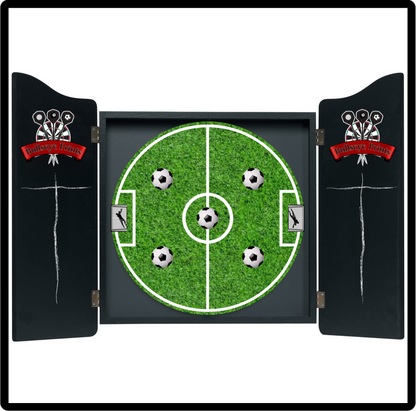 DART-FOOTBALL Dartboard Card Overlay - 6 Football Prints Included