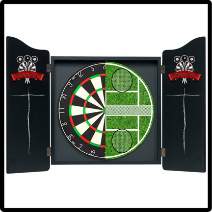 DART-TENNIS Dartboard Card Overlay - 6 Tennis Prints Included