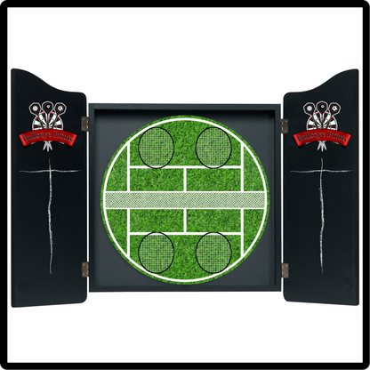 DART-TENNIS Dartboard Card Overlay - 6 Tennis Prints Included